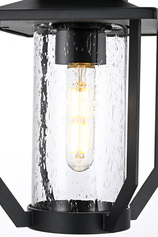 Sepviva 7 inch Outdoor Pendant in Black