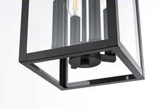 Sheridan 9 Inch Outdoor Pendant in Black