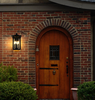 Sheridan 9 Inch Outdoor Wall Sconce in Black