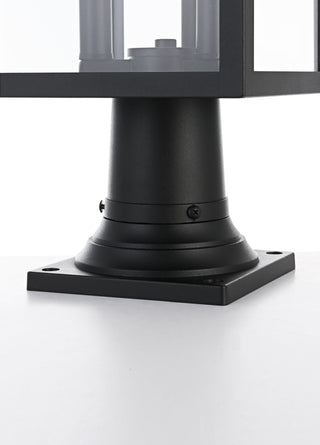 Carlisle 9 Inch Outdoor Post Light in Black