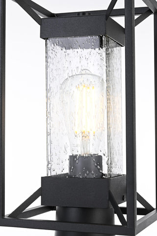 Willington 7 Inch Outdoor Post Light in Black