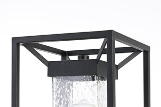Willington 7 Inch Outdoor Post Light in Black