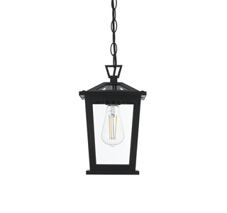 Cayman 7 inch Outdoor Pendant in Black