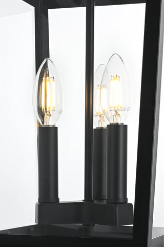 Cayman 9.5 Inch Outdoor Pendant in Black