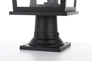 Cayman 9.5 Inch Outdoor Post Light in Black