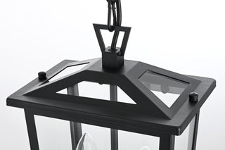 Berks 8.5 Inch Outdoor Pendant in Black