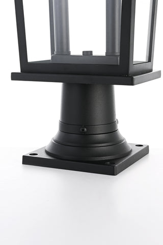 Berks 8.5 Inch Outdoor Post Light in Black
