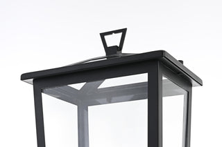 Berks 9.45 Inch Outdoor Post Light in Black