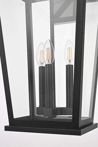 Berks 12.5 inch Outdoor Wall sconce in Black
