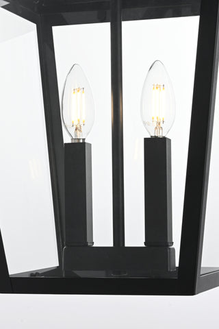 Frankford 12 Inch Outdoor Pendant in Black