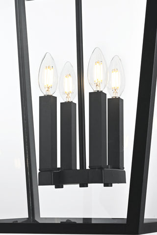 Oxford 20 Inch Outdoor Pendant in Black
