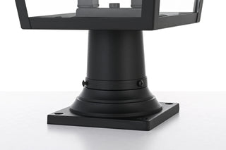 Frankford 12 Inch Outdoor Post Light in Black