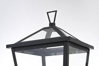 Frankford 12 Inch Outdoor Post Light in Black