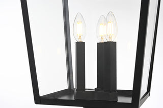Oxford 14 Inch Outdoor Post Light in Black