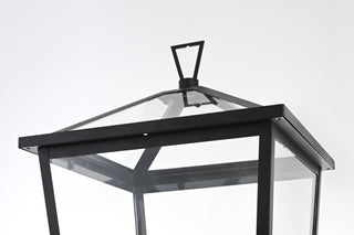 Oxford 14 Inch Outdoor Post Light in Black