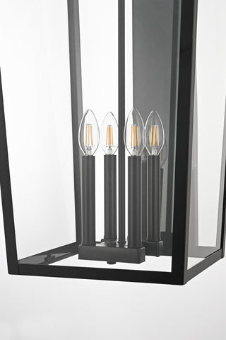 Frankford 16 inch Outdoor Wall sconce in Black