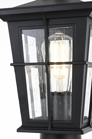 Bodine 7 Inch Outdoor Post Light in Black