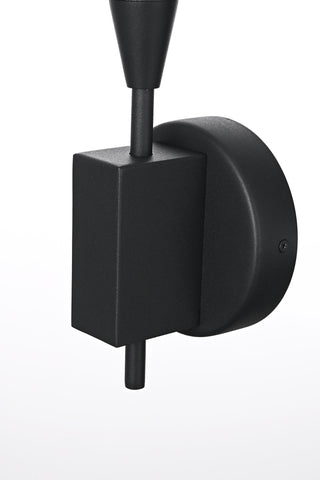 Odin 5 inch Outdoor Wall Sconce in Black