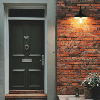 Rayan 10 inch Outdoor Wall Sconce in Black