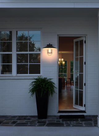 Scott 10 inch Outdoor Wall Sconce in Black
