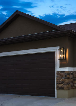 Valentin 8 inch Outdoor Wall Sconce in Black