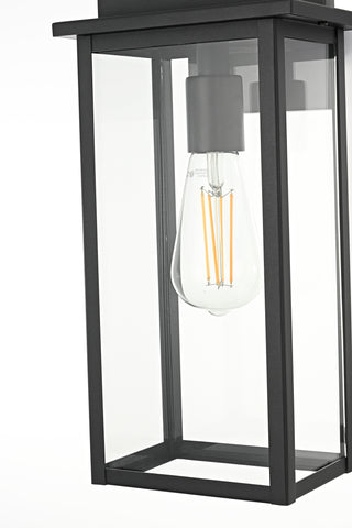 Kaysen 7 inch Outdoor Wall Sconce in Black