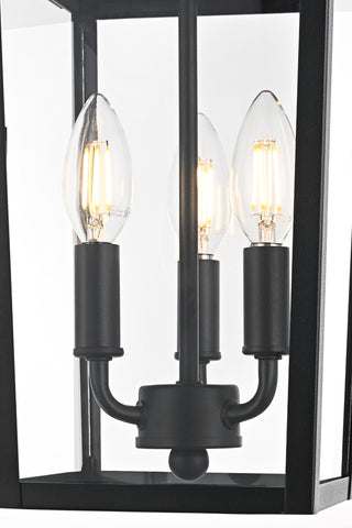 Riggs 8 x 15 inch Outdoor Pendant in Black
