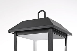Riggs 8 x 18 inch Outdoor Post Light in Black