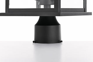 Shepard 8 x 23.5 inch Outdoor Post Light in Black