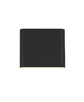 Clyde 9 inch Outdoor Wall Sconce in Black