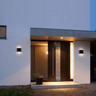 Creed 5.5 inch Outdoor Wall Sconce in Black