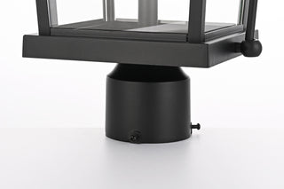 Luz 23 inch Outdoor Post light in Black