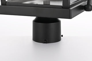 Luz 27 inch Outdoor Post light in Black