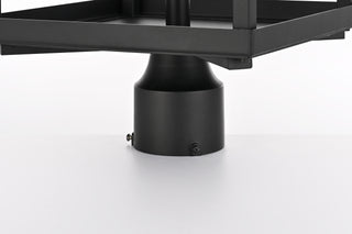 Zora 26 inch Outdoor Post light in Black