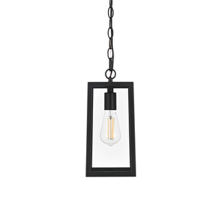 Veda 13 inch Outdoor Pendant in Black
