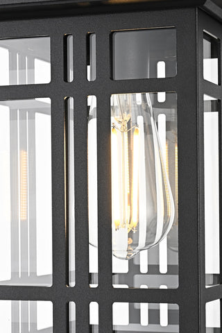 Harley 12 inch Outdoor Pendant in Black