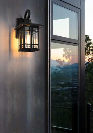 Harley 12 inch Outdoor Wall sconce in Black