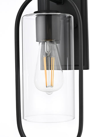 Jaxson 6 inch Outdoor Wall sconce in Black