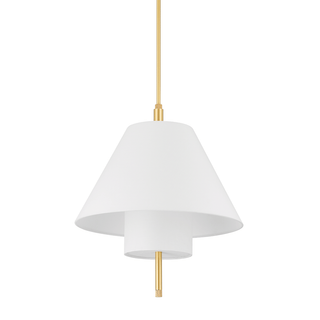 Glenmoore Pendant with Aged Brass Finish
