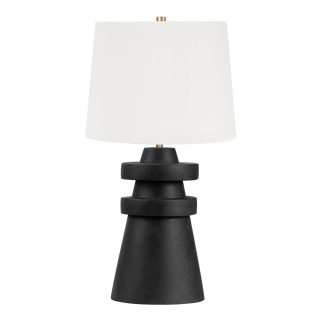 GROVER Table Lamp with PATINA BRASS Finish