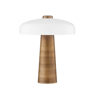 LUSH Table Lamp with PATINA BRASS Finish