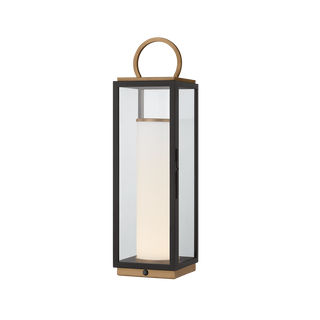GARETH Table Lamp with PATINA BRASS/TEXTURED BLACK Finish