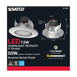 7.5WLED/DIR/4/60'/CCT-SEL/120V