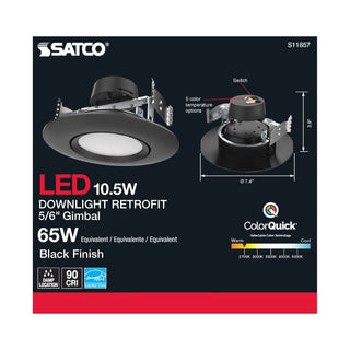 10.5WLED/DIR/5-6/CCT-SEL/120V/