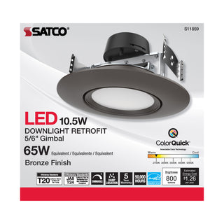 10.5WLED/DIR/5-6/CCT-SEL/120V/