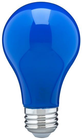 LED Type A Bulb: 8W;  A19;  ;  Ceramic Blue;  120V;  E26 Medium Base