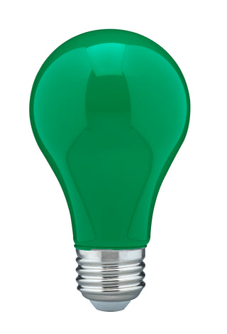 LED Type A Bulb: 8W;  A19;  ;  Ceramic Green;  120V;  E26 Medium Base