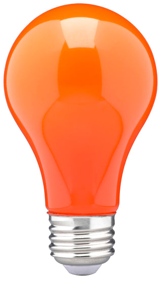 LED Type A Bulb: 8W;  A19;  ;  Ceramic Orange;  120V;  E26 Medium Base