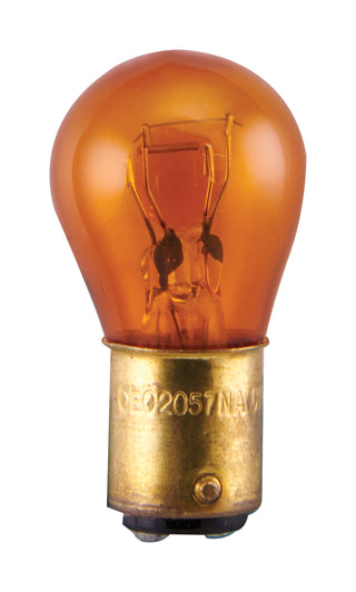 Incandescent Miniature Bulb: 26.88W/8.26W;  S8;  ;  Amber;  12.8V/14V;  BA15d Bayonet Double Contact Base