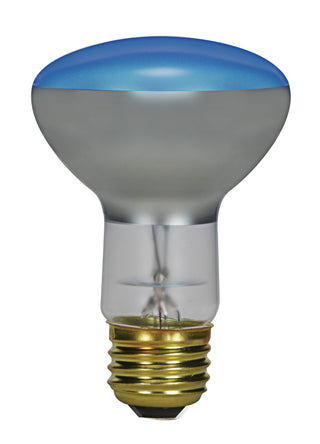 Incandescent Reflector Bulb: 75W;  R25;  ;  Blue;  120V;  E26 Medium Base